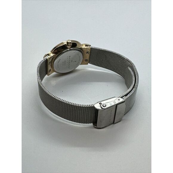Skagen Freja 358SRSC Women\'s Two-Tone Steel Mesh Analog Dial Wrist Watch JNA939 main image 5